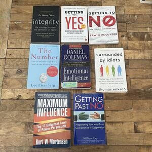 Business & Economics Personal Finance Psychology 8 Book Lot Mixed